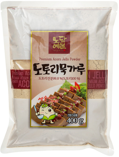 초야식품 도담예본 도토리묵 가루, 400g, 1개