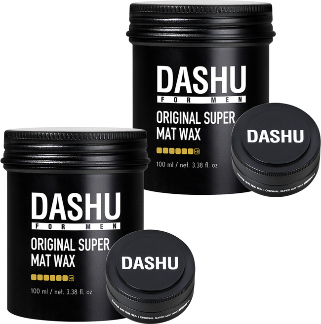 DASHU 男性經典霧面定型髮蠟, 115ml, 2組