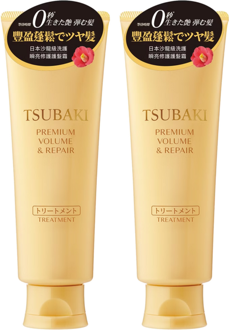 TSUBAKI 思波綺 瞬亮修護護髮霜, 160g, 2條