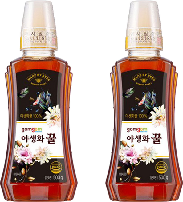 gomgom 野花蜜, 500g, 2瓶