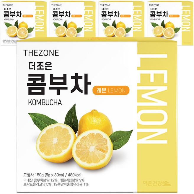 더존건강 더조은 콤부차 레몬, 30개입, 5개, 5g