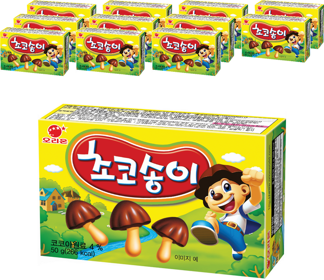 초코송이, 50g, 12개
