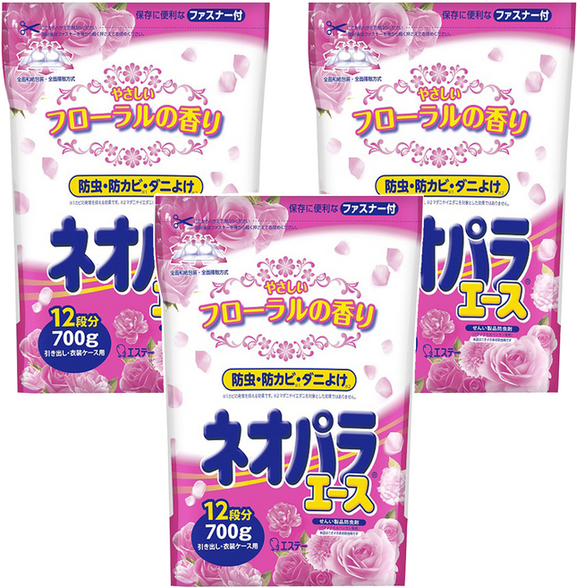 ST 雞仔牌 便利防蟲劑 花香, 88包, 3袋, 700g