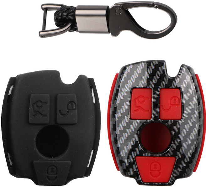 네임드컴퍼니 벤츠 3버튼 Origin 프리미엄 카본 키케이스 풀세트, A타입