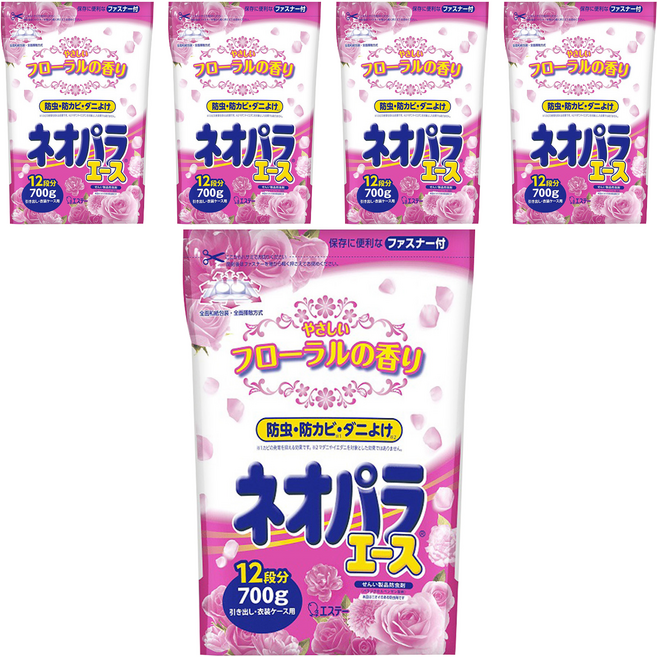 ST 雞仔牌 便利防蟲劑 花香, 88包, 5袋, 700g
