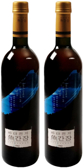 바다천지 어간장 프리미엄 2호, 750ml, 2개