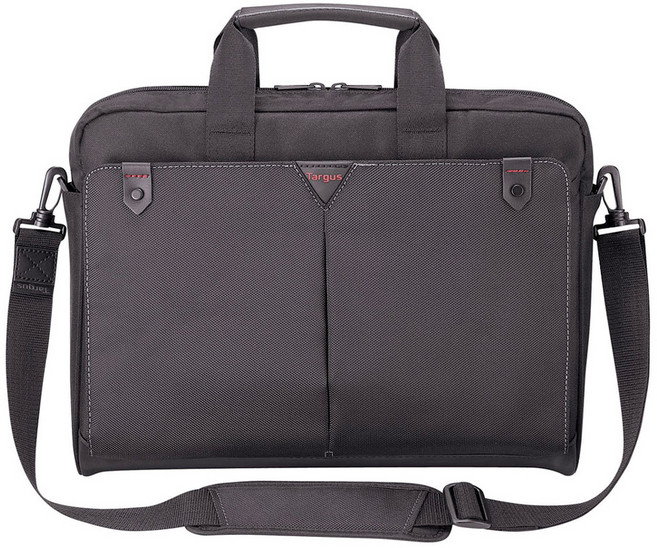 Targus Classic+ 經典側背包 電腦包, 灰色, 1個