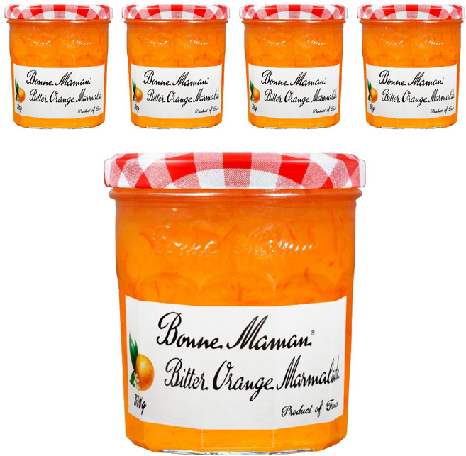 본마망 오렌지 마멀레이드, 370g, 5개
