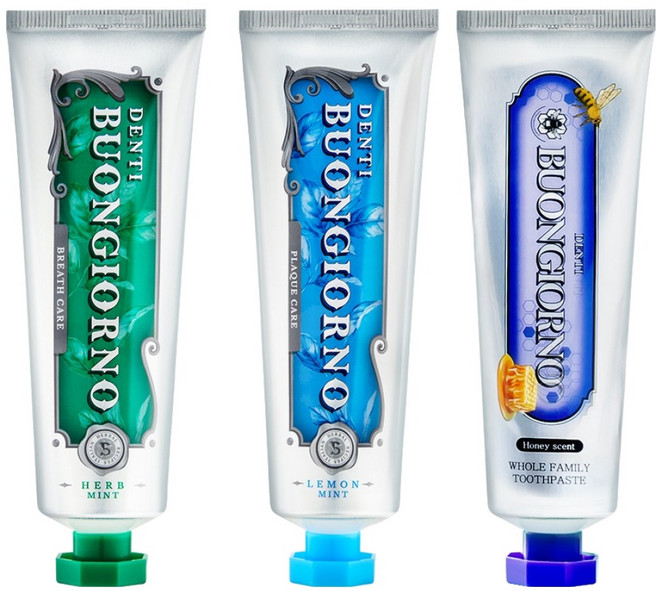 DENTI BUONGIORNO 口臭 + 牙齦 + 牙結石護理牙膏組, 100g, 1套