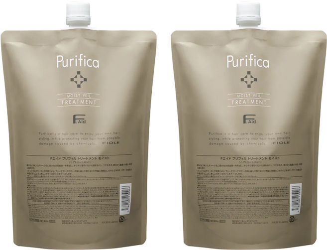 FIOLE F Aid Purifica 艾淂保護膜 輕潤 潤髮乳補充包, 800g, 2包
