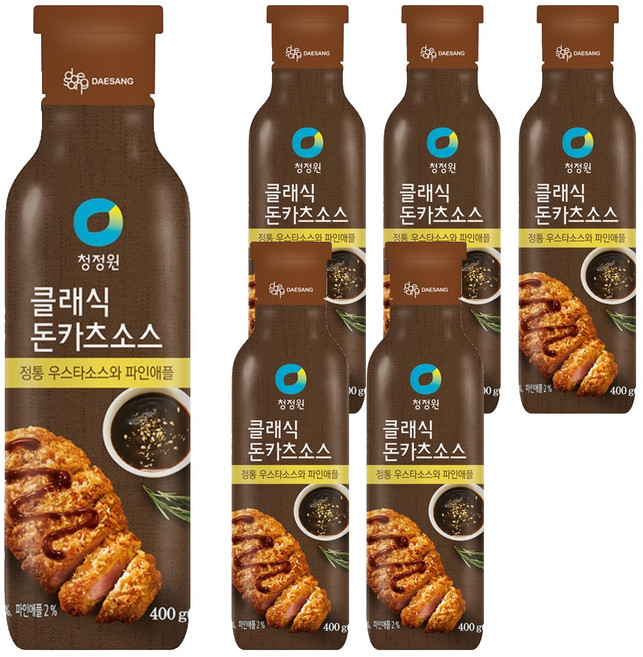 청정원 클래식 돈카츠 소스, 400g, 6개
