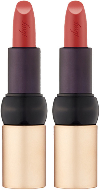 더페이스샵 fmgt 뉴 볼드 쉬어 글로우 립스틱, 2개, 14호 캐시미어코랄