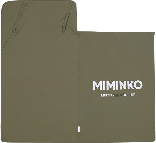 미밍코 강아지 캠핑 침낭 아웃도어 웜패드 DH4XQ3020, 카키, 1개