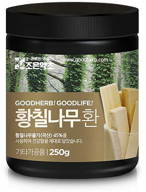 조은약초 프리미엄 황칠나무환, 250g, 1개