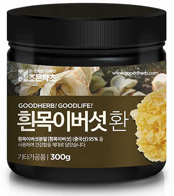 조은약초 프리미엄 흰목이버섯환, 1개, 300g