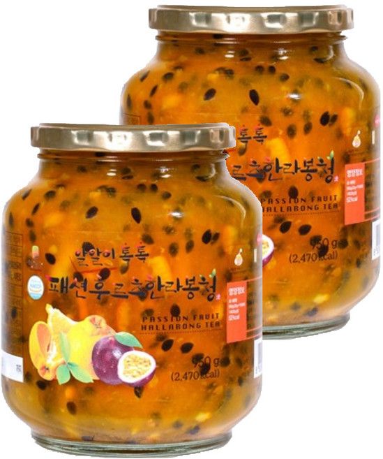 해맑음 패션후르츠 한라봉청, 950g, 1개입, 2개