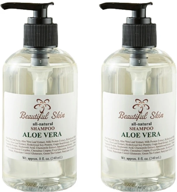 뷰티풀스킨 올 내추럴 천연샴푸 알로에베라, 240ml, 2개 - 쿠팡