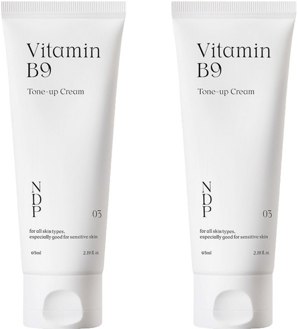 엔디피 비타민 B9 톤업 미백크림, 65ml, 2개