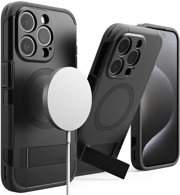 링케 알레스 맥세이프 스탠드 거치대 범퍼 휴대폰 케이스