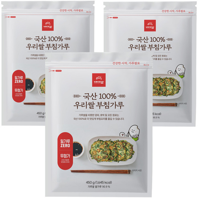 배대감 우리쌀 부침가루, 450g, 3개