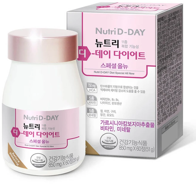 뉴트리디데이 다이어트 스페셜 올뉴, 60정, 1개 - 쿠팡