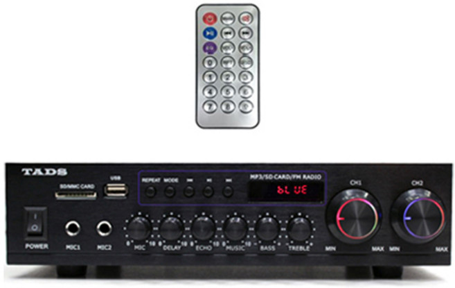 TADS 2채널 블루투스 앰프, MK-120DG