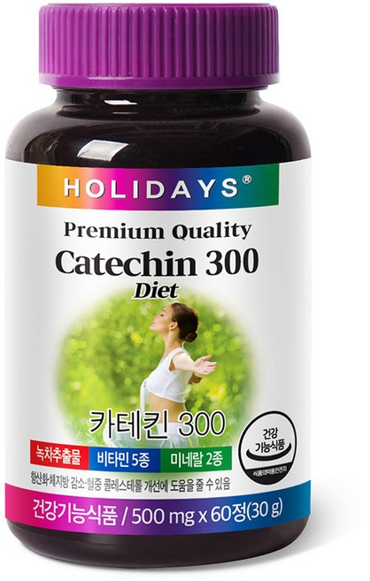 홀리데이즈 카테킨 300, 60정, 1개
