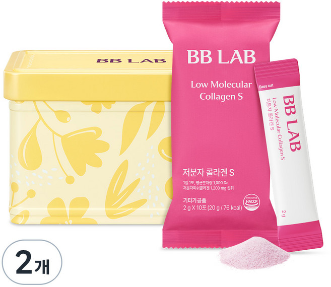 BB LAB 科研 小分子膠原蛋白粉 10條 3包入, 60g, 2盒