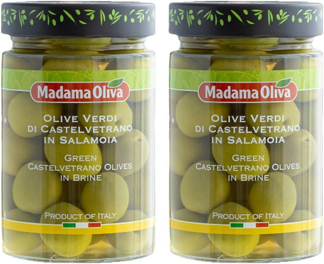 마다마올리바 그린 카스텔베트라노 올리브, 295g, 2개