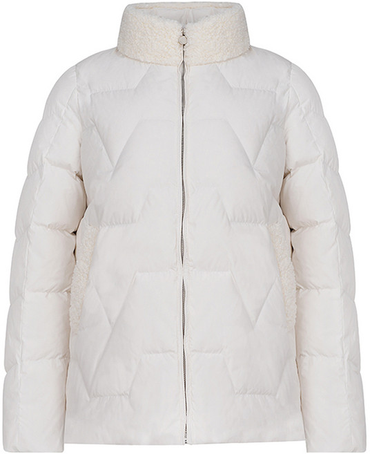 올리비아하슬러 여성용 뽀글이 덕다운 숏 보온 패딩 점퍼 OHCWDW204