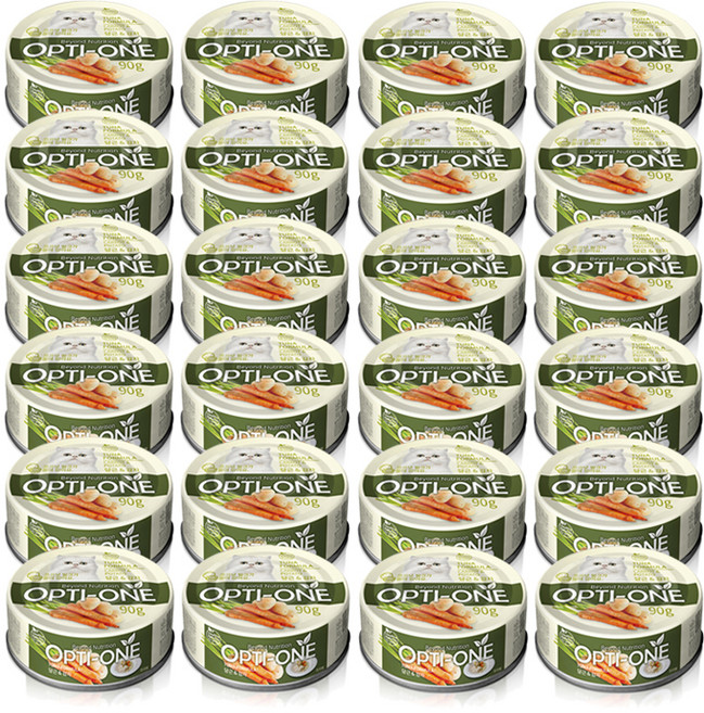 사조옵티원 사조 흰살참치 고양이 간식캔, 당근 + 감자 혼합맛, 90g, 24개