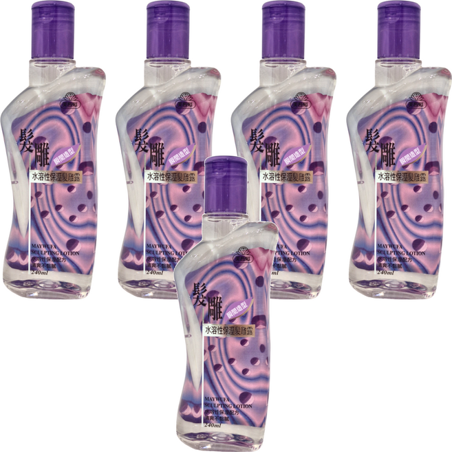 美吾髮 水溶性保濕髮雕露, 240ml, 5瓶