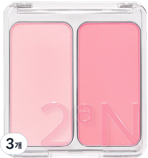 투에이엔 듀얼치크 4.7g, 17 버블 하트, 3개