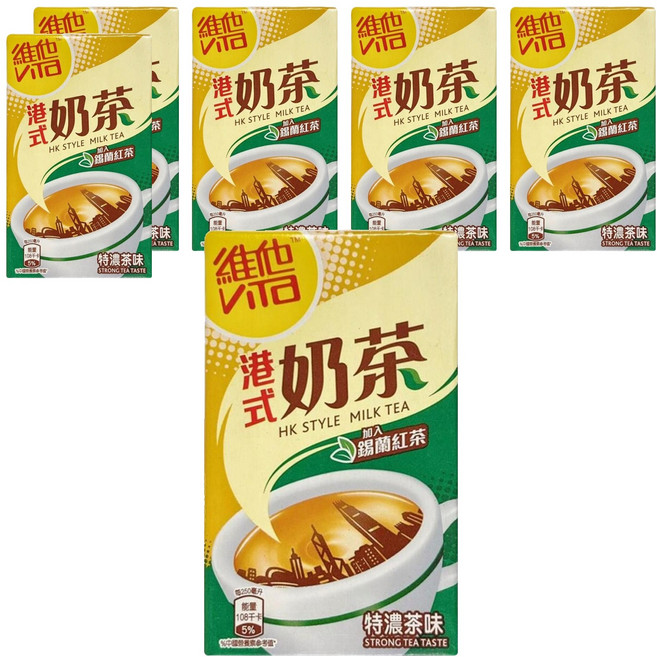 ViTa 維他 港式奶茶 特濃茶味飲品, 250ml, 6入