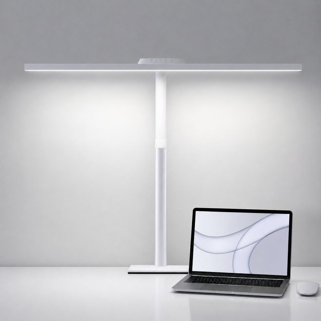 스피아노 테드 LED 와이드 스탠드 데스크형 SL-W800D, 화이트