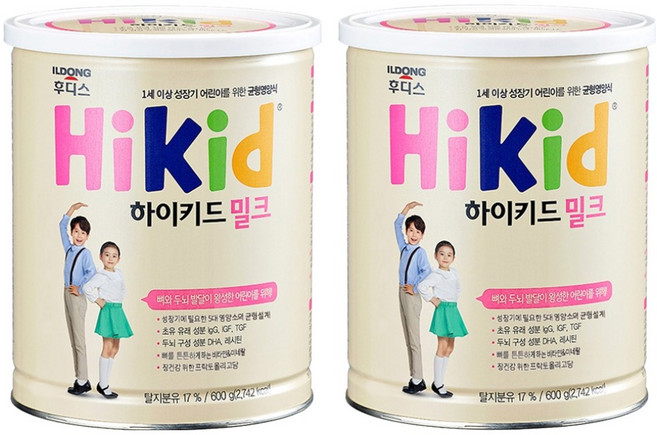 하이키드 밀크 균형영양식, 600g, 2개