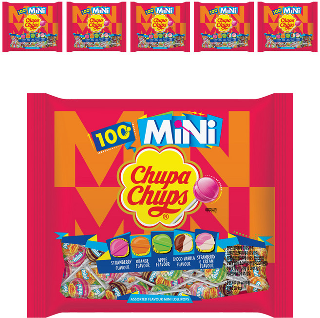 Chupa Chups 加倍佳 迷你, 600g, 6個