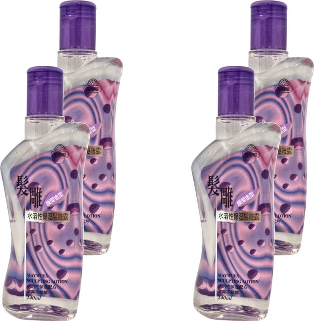 美吾髮 水溶性保濕髮雕露, 240ml, 4瓶