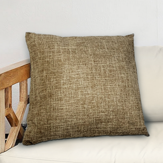 베베솜 린넨 무지 솜포함 쇼파쿠션, 베이지