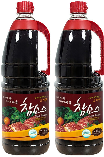 참 우리식품 고기엔 참소스, 2.1kg, 2개
