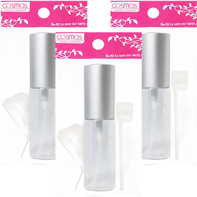 台灣 COSMOS 璀璨香水瓶 20ml, 透明色, 3組