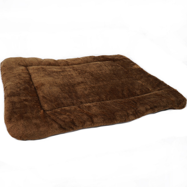 레드퍼피 코퍼빌 사각 펫쿠션, 초코, 1개