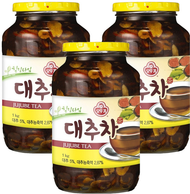 오뚜기 대추차, 1kg, 1개입, 3개