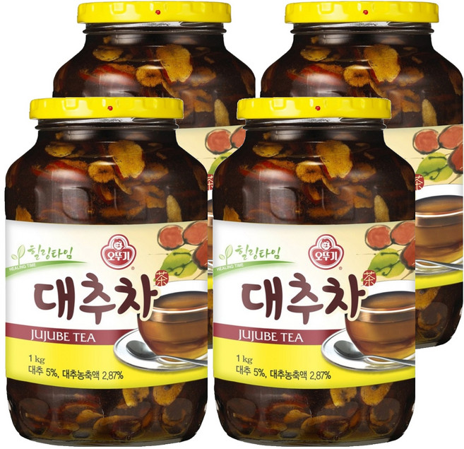 오뚜기 대추차, 1kg, 1개입, 4개