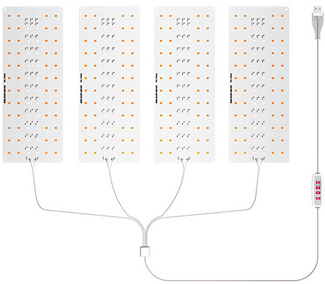 스마토이 오버헤드 LED 식물 생장 조명, 4구