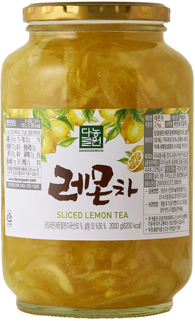 다농원 레몬차, 2kg, 1개입, 1개