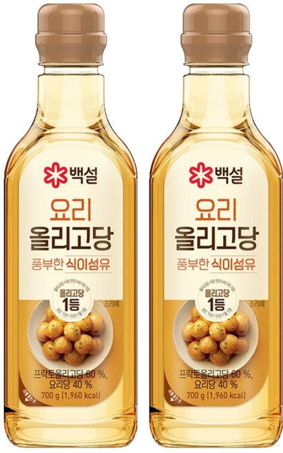 백설 요리 올리고당, 700g, 2개