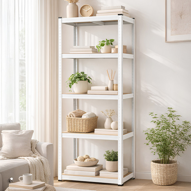 코멧 앵글 선반 5단, 화이트