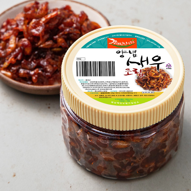 강경신안상회 양념새우조림, 400g, 1개