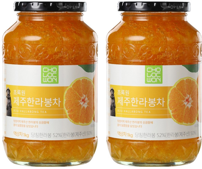 초록원 제주 한라봉차, 1kg, 1개입, 2개